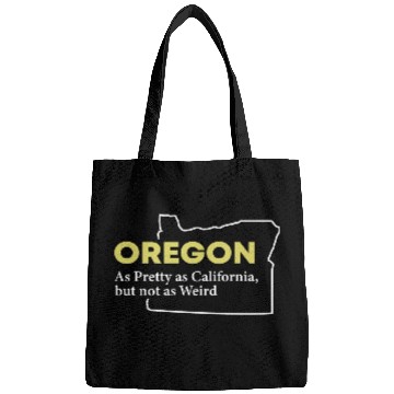 Discover Pretty Oregon Map Design for proud Oregonians Bags