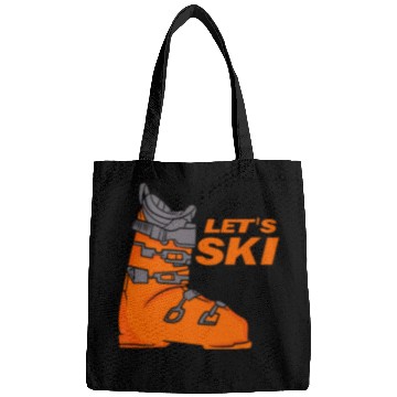 Discover Retro Skiing Let's Ski Vacation Bags