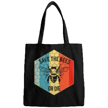 Discover Save the Bees or Die Bags Retro Beekeeper Bags