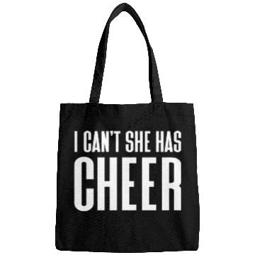 Discover I Can't She Has Cheer Cheerleading Mom Dad Bags
