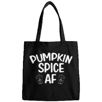 Discover Pumpkin Spice Af Funny Husband Apparel Halloween Bags