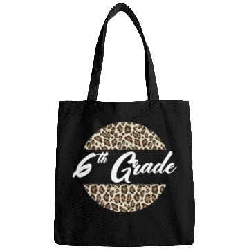 Discover 6th Grade Cheetah Print School Teacher Student Bags