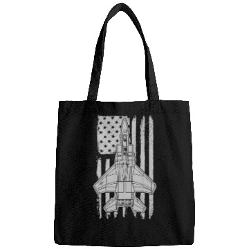 Discover F-15 Eagle Fighter Jet Airplane American Flag F15 Bags
