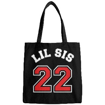 Discover Lil Sis 2022 Little Sister Baby Family Birth Child Bags