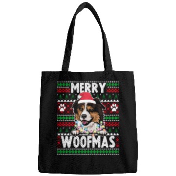 Discover Border Miniature Shepherd Christmas Pajama Bags
