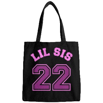 Discover Lil Sis 2022 Little Sister Baby Family Birth Child Bags