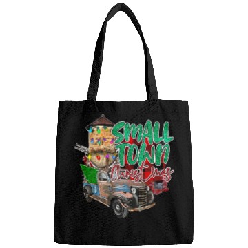 Discover Country Farmer Life Small Town Christmas Red Bags