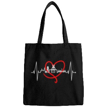 Discover Bochum Skyline Heartbeat Ruhrpott Germany Lover Bags