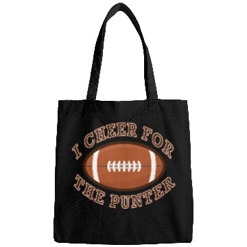 Discover I Cheer For The Punter Football Fun Gift Idea Bags