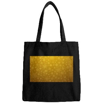 Discover Yellow Snowflakes Aesthetic Pattern Bags