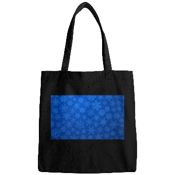 Discover Blue Snowflakes Christmas Pattern Bags