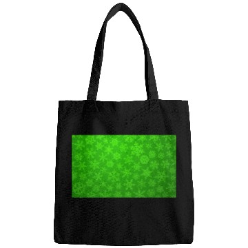 Discover Green Snowflakes Christmas Pattern Bags