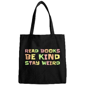 Discover Read Books Be Kind Stay Weird Bags