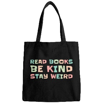 Discover Read Books Be Kind Stay Weird Bags