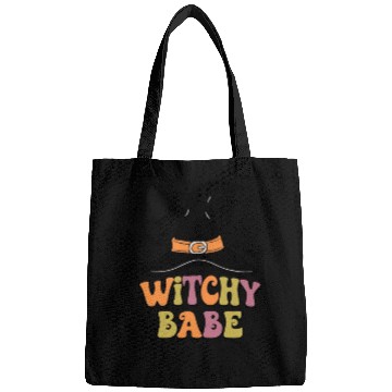 Discover Withcy Babe Retro Halloween Witch Hat Bags