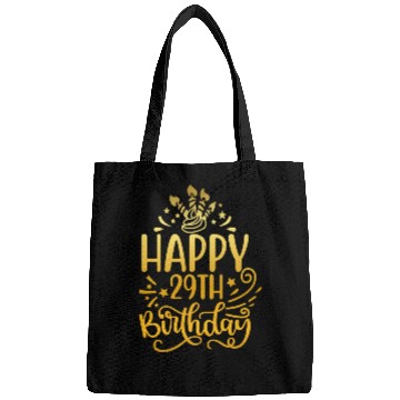 Discover Happy 29th Birthday Presents 29 Year Old Gift Gold Bags