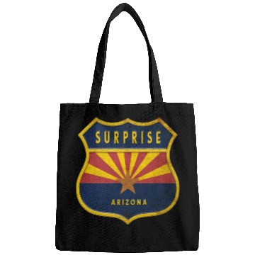 Discover Surprise Arizonna flag crest design Bags