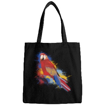Discover Abstract Parrot Bags