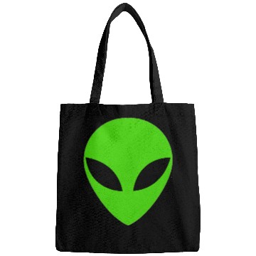 Discover Green Alien Head Bags