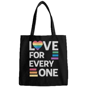 Discover Rainbow unisex love for everyone Bags