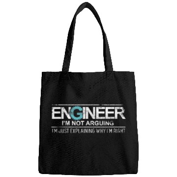 Discover Engineer I m Not Arguing Bags Funny Math Scienc