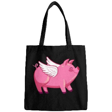 Discover Pig with Wings Kawaii Bags