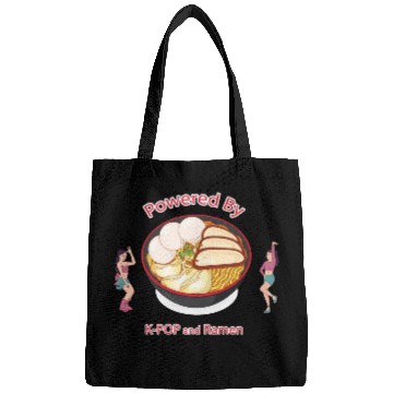 Discover powered by k pop and ramen Bags