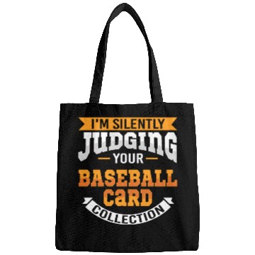Discover Judging Baseball Card Collection Funny Bags