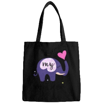 Discover I love my mom the elephant Bags is awesome