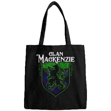 Discover Clan MacKenzie Scottish Tartan Rampant Lion Celtic Bags