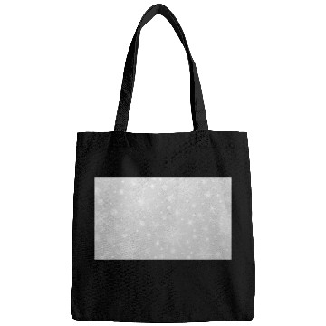 Discover Christmas Snowflakes Grey Pattern Bags
