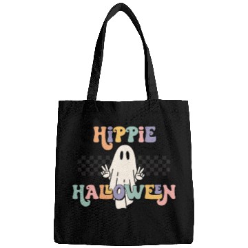Discover Retro Hippie Halloween Cute Ghost Bags