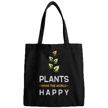 Discover Plants make us happy Bags