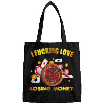 Discover I love losing money Bags