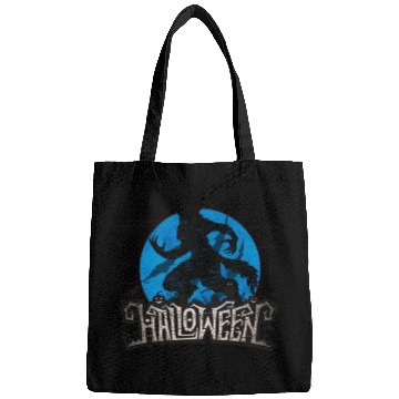 Discover Werewolf howling at the moon Bags