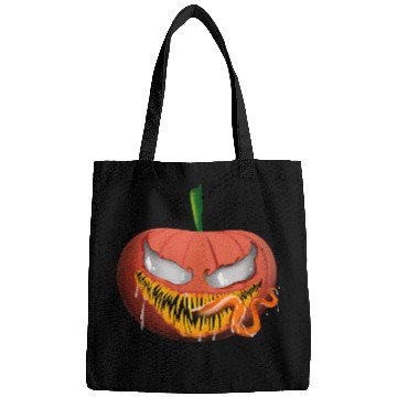 Discover Pumpkin scary face Bags