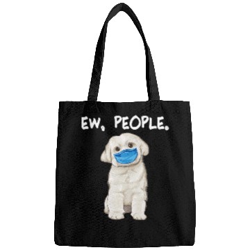 Discover Maltese Ew People Dog Wearing Face Mask Bags