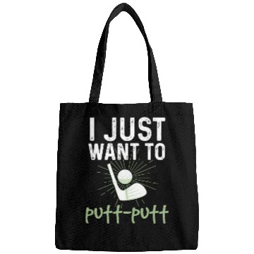 Discover Funny Goofy Mini Golf Quotes Putt Putt Legend Bags