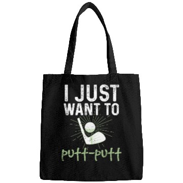 Discover Funny Goofy Mini Golf Quotes Putt Putt Legend Bags