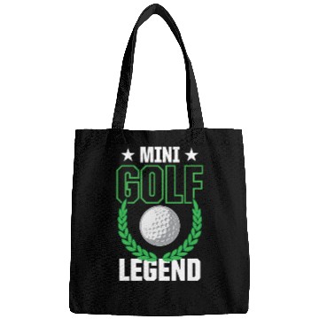 Discover Funny Goofy Mini Golf Quotes Putt Putt Legend Bags