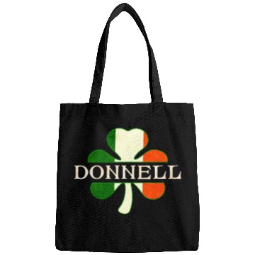 Discover Donnell Irish Surname Ireland Flag Shamrock Bags