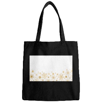 Discover Elegant White Gold Snowflakes Bags