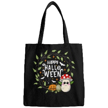 Discover Bat Toadstool Mushroom - Happy Halloween Bags