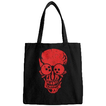 Discover Bowling Skull Graphic Bowling Game Lover Bowler Bags