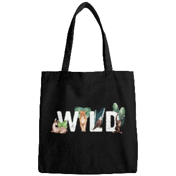 Discover Wild Animals Cat Eagle Monkey Deer Bags