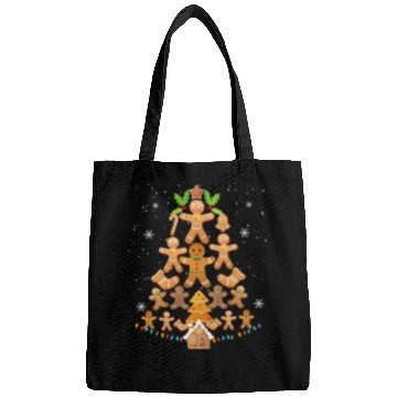 Discover Jolly Gingerbread Christmas Tree Bags Gingerbread
