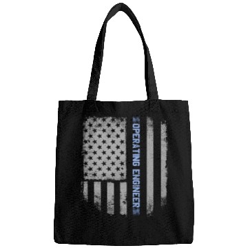 Discover Operating Engineer US Flag Bags
