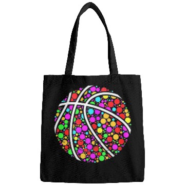 Discover International Dot Day Colored Basketball Polka Dot Bags