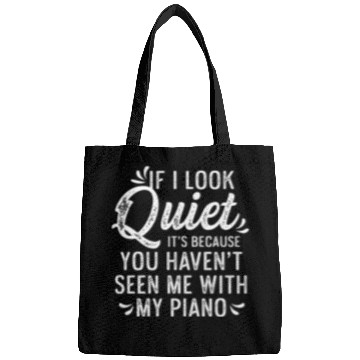 Discover I Look Quiet Piano Teacher Gift Bags