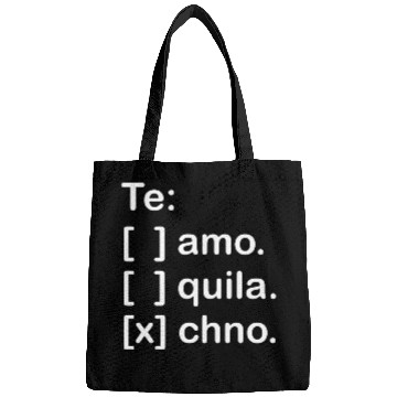 Discover I Love You Tequila & Techno Te Amo Tequila Techno Bags